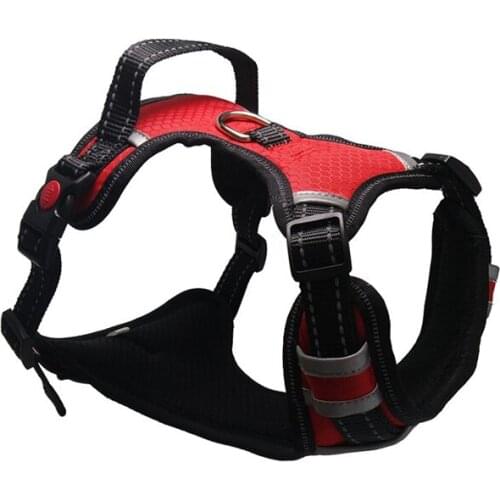 Best Selling Dog Halter chest strap large dog explosion-proof medium and large dog car safety chest strap with traction rope