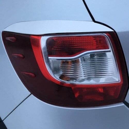 Stainless Steel Rear Taillight Decorative Cover trims for Dacia Renault Sandero Stepway II 2