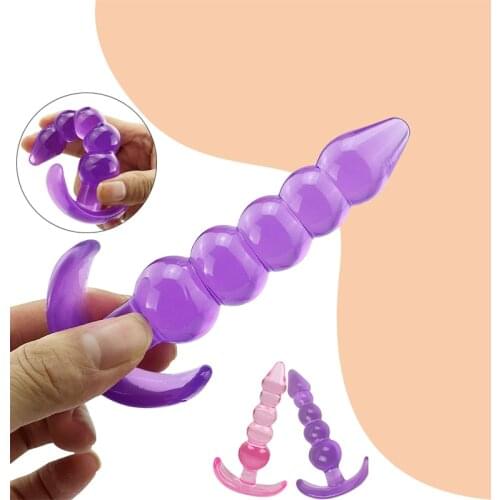 Sex Products Male Masturbator Silicone Anal Beads Butt Plug Sex Toys For Women Clitoris Stimulator Grip Massager Dildo Sex Shop