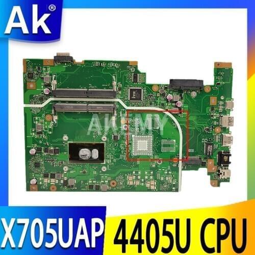 For ASUS Vivobook 17 X705UQ X705UAP X705UAR X705UA X705U X705NA Laptop motherboard Mainboard 4405U CPU 2.1 GHZ