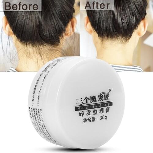 MOFAJANG 30g Broken Hair Wax Gel Long-lasting Natural Hairstyle Modeling Styling Broken Hair Gel Color Wax Cream Waxs Promades