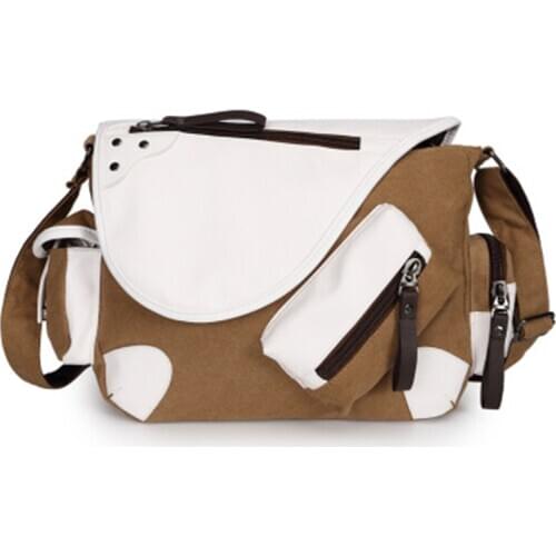 Men Canvas Shoulder Bags Casual Tote Bag Travel Mens Crossbody Bag Fashion Student School Bag Luxury Handbags Bandolera Hombre