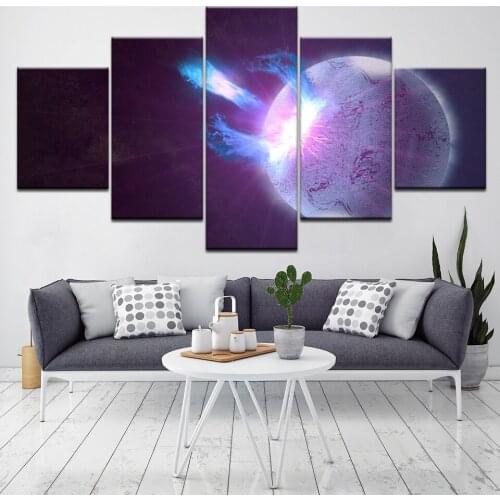 5Pcs Modern Abstract Earth Pattern Landscape Canvas Painting Art Picture Murals For Home Room Hotel Wall Decor Frames Artwork