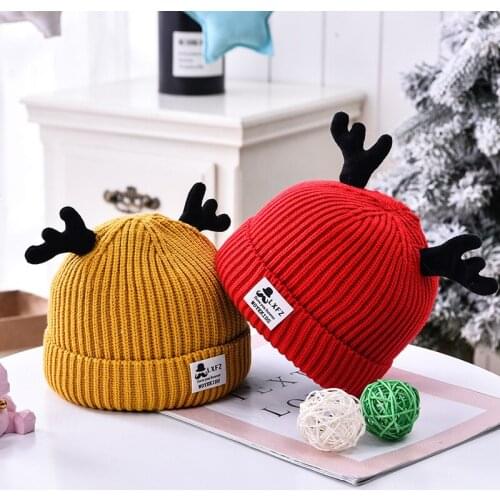 Toddler Kids Baby Winter Warm Knitted Crochet Earflap Beanie Hat Boy Girl Cap Wool Cute Solid Color Ball Cap New Design Kid Hats