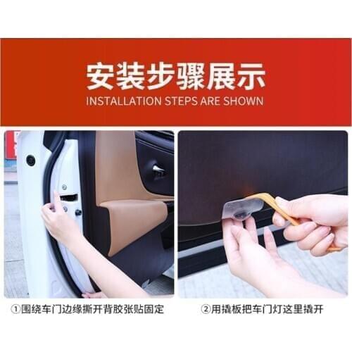 Car Door Warning Light Atmosphere for audi a3 8v hover h3 bmw e36 opel astra h audi a6 toyota camry 40 Accessories