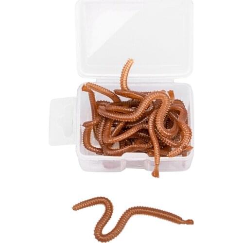 Lifelike-Bionic Sandworm Bait Freshwater Lure Earthworm Fishing Silicone Artificial Bait Outdoor Fishing Gear