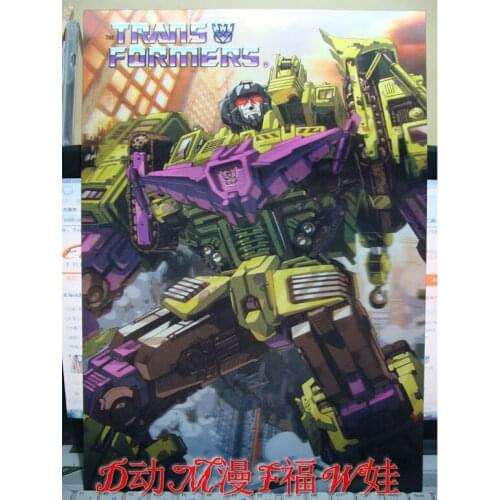 Transformation Robot Hercules 3D Decorative Painting Classic Autobot Figure Lockdown Robot Wall Decoration Collectibles Gift