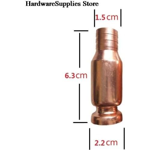 Red Copper Siphon Filler Pipe Manual Pumping Oil Pipe Fittings Siphon Connector Gasoline Fuel Water Shaker Siphon Wholesale