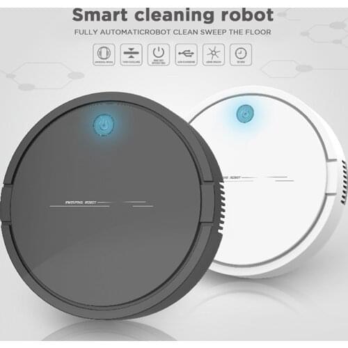 2-in-1 Smart Robot Vacuum Cleaner Mopping Sweeper Strong Suction Automatic Cleaning Rechargeable Anti-crash Sweeping