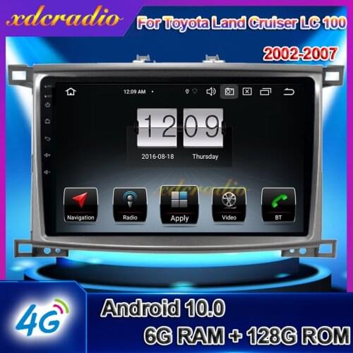 Xdcradio 9" Android 10 For Toyota Land Cruiser LC 100 Car Radio Automotivo Car DVD Multimedia Player Auto GPS Navigation Stereo
