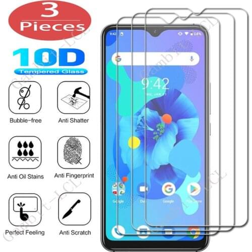 3Pcs Protection Glass For UMIDIGI A11 Pro Max Bison 2021 GT Power 5 3 A7 A7S A9 S5 F2 S5 A5 Tempered Screen Protector Cover Film