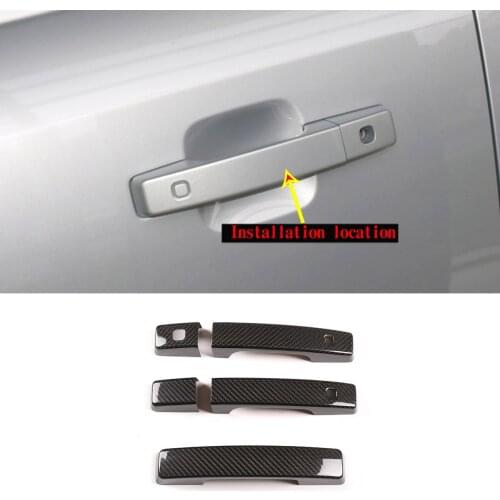 For Land Rover Defender 90 110 2020-2022 Exterior Details Real Carbon Fiber Car Door Handle Protective shell Car Accessories
