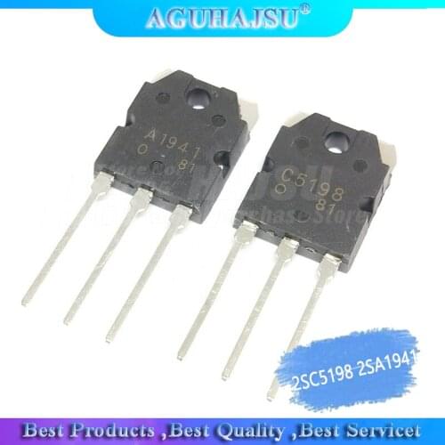 4PCS 2SA1941 2SC5198 2pcs A1941 + 2pcs C5198 TO-3P audio dedicated amplifier for the tube New Original