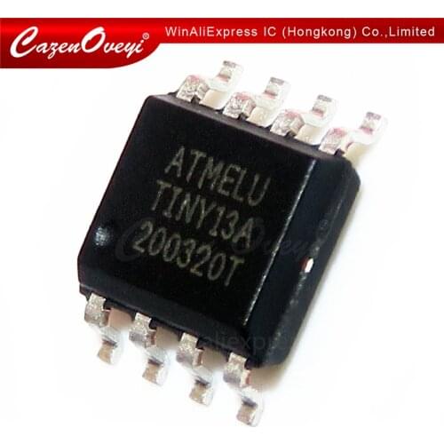5pcs/lot ATTINY13 ATTINY13A TINY13A MCU AVR 1K FLASH 20MHZ IC ATTINY13A-SSU SOP-8 In Stock