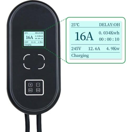 16A 3Phase EVSE Wallbox EV Charger Electric Vehicle Charging Station Type 2 IEC 62196-2