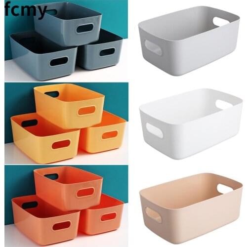 Sundry Storage Basket Student Desktop Snack Storage Box Plastic Cosmetic Storage Box Household Kitchen Sorting Box Makeup Box
