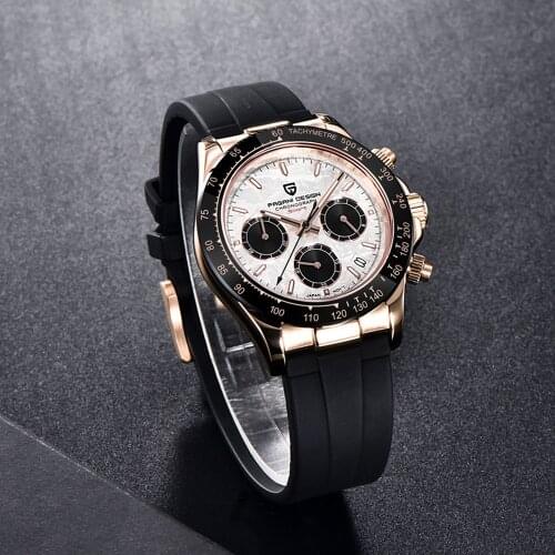 2021 New PAGANI DESIGN Mens Quartz Watches Automatic Date Luxury Wristwatch Men Waterproof Chronograph Japan VK63 Montre Homme
