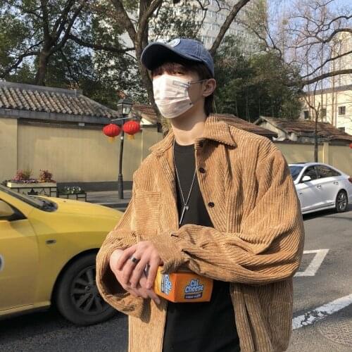 EBAIHUI Mens Corduroy Shirts