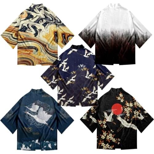 Cool 3D Japanese Kimono Haori Yukata Cosplay Fashion Beach Summer Casual men/womens Short Sleeve Streetwear tops