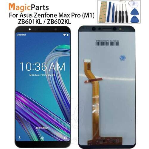 Original 5.99'' For ASUS Zenfone Max Pro ZB601Kl (M1) ZB602KL LCD Touch Screen Digitizer Assembly For ASUS ZB601Kl LCD Display