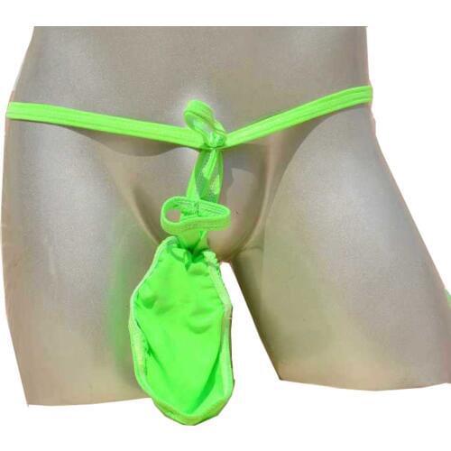Sexy bag Male three-dimensional cut penis bags panties thong mens special sexy jockstrap thong and g-string