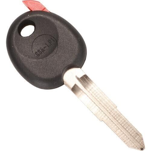 Kutery Replacement Transponder Key Shell For Ssangyong Kyron Actyon With Uncut Blank Blade Remote Case Fob Cover
