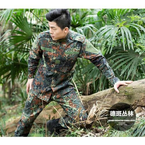 Tactical Us Army Special Forces GROUP flecktarn Camo Combat Uniform Military Costume 5605101