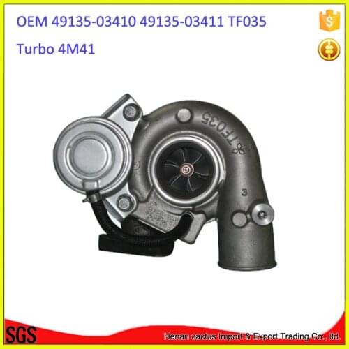 TF035 electric turbine 4M41 Turbocharger 49135-03410 49135-03411 ME191474 turbo for Mitsubishi Pajero