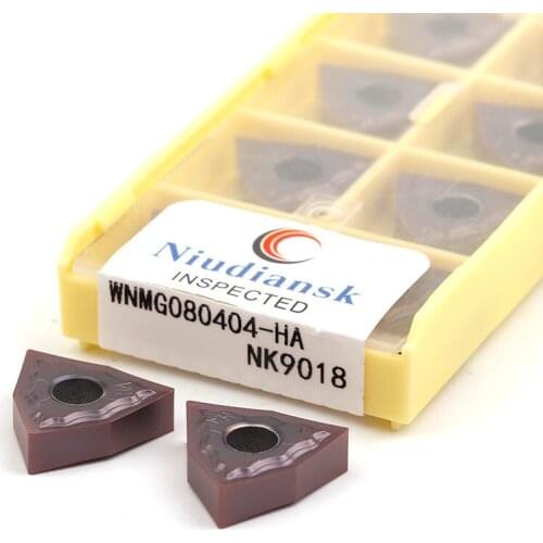 WNMG080404 WNMG080408 MS HA HS CNC Lathe Turning Tools Carbide Inserts Cut Stainless Steel Very Durable High Quality Peach type