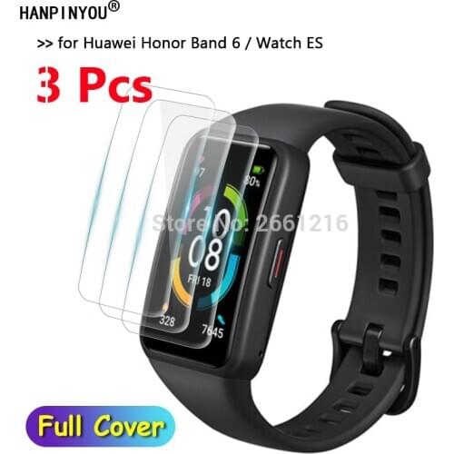 3Pcs for Huawe Honor Watch ES SmartWatch Band 6 Bracelet Ultra Thin HD Clear Soft TPU Hydrogel Film Screen Protector (Not Glass)