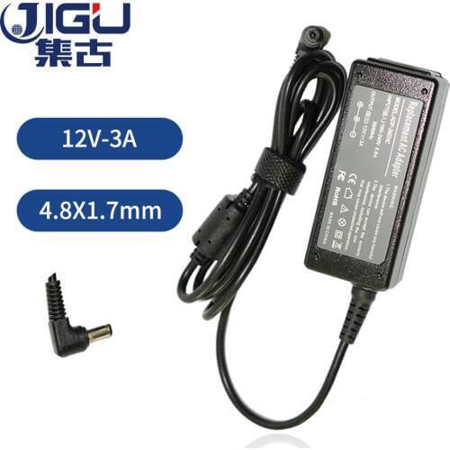 JIGU 12V 3A 4.8*1.7MM 35W Replacement Universal Notebook For Asus Laptop AC Charger Power Adapter High quality free shipping