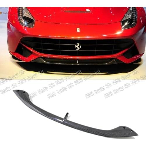 High Quality Carbon Fiber Front Lip For Ferrari F12 Bellinetta 2013 2014 2015 O Style Car Styling