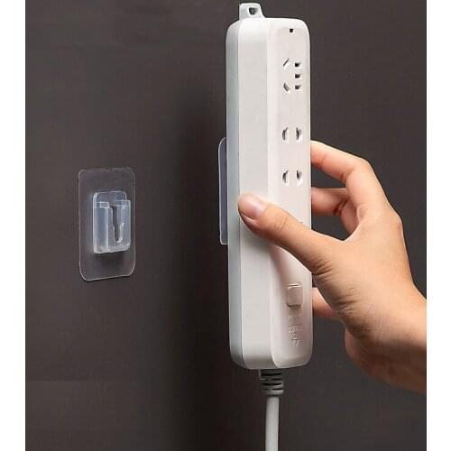 High Quality Double Sided Adhesive Wall Hooks Wall Hanger Transparent Suction Cup Sucker Hook Double-Sided Adhesive Wall Hooks