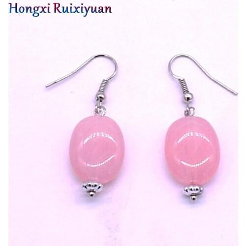 Earring jewelry fashion natural stone resin crystal beads ladies earrings & ear hook charm beaded crystal earrings wholesale