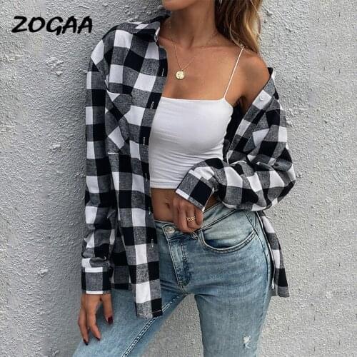 ZOGAA Womens Black Shirts