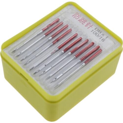 10Pcs/Pack Anti-jump Needle Embroidery Needles Metal Multi-function Industrial Multicolor Sewing Accessories for Household