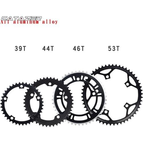 39T 44T 46T 48T 53T MTB Bicycle Crank Crankset Chain Wheel Tooth Slice Repair Parts Rack Bike Single Speed Bicycle Chainring