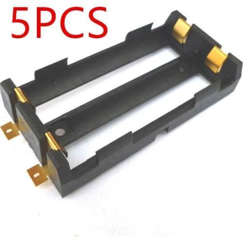 5 pcs / lot 18650 Battery Holder SMD 18650 High Quality Battery Storage Box with Brass Pins TBH-18650-1C-SMT