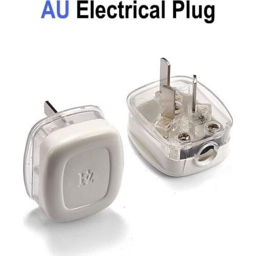 50pcs AU CN NZ Plug Adapter Australia China Power Cable Wire Electric Plug 3pin New Zealand Electrical Extension Power Connector