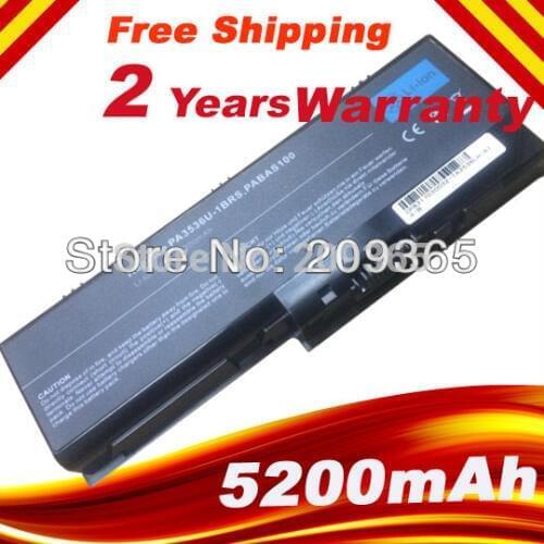 6 Cells laptop battery for toshiba Satellite P300 P305 P205 P205D P305D PABAS101 PA3537U-1BRS PA3536U-1BAS