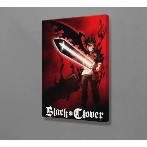 Asta Black Clover anime Wall Art Canvas Decoration poster prints for living room Home bedroom decor Painting