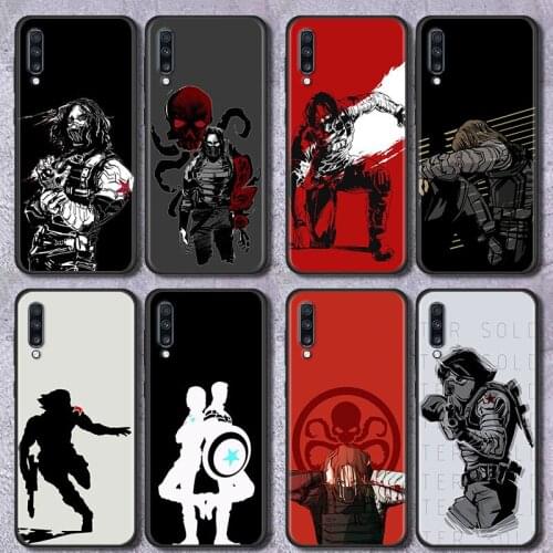 Phone Case for Samsung Galaxy A51 A72 A70 A50 A40 A20s A30 A10s A20e A10 A02s A01 Back Cover S-Sebastian S-Stan B-Bucky B-Barnes