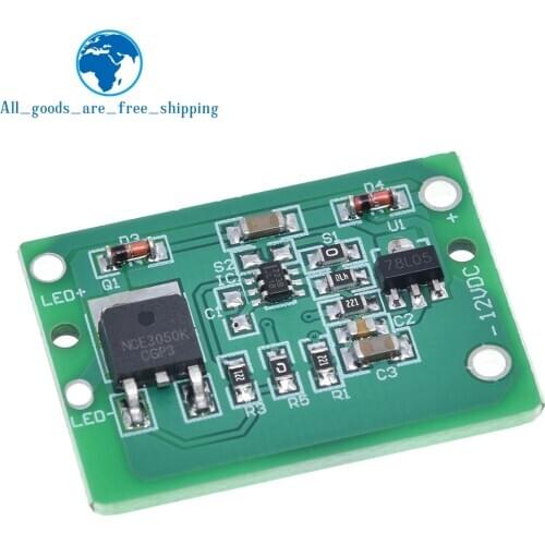TZT 12V Capacitive Touch Switch Sensor Module Push Button Touching Key Module Jog Latch With Relay DC 6-20V 3A
