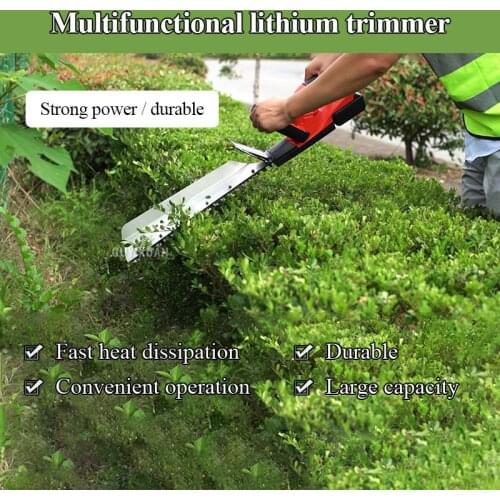 Hedgerow machine single pole lithium electric brush cutter picking tea harvesting garden bushes pruning machine