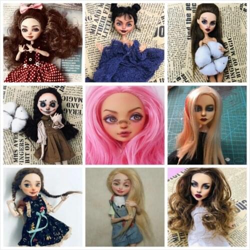 Customized dolls by hand 30CM monst doll cartoons girl dolls plastic dolls No clothes and shoes included