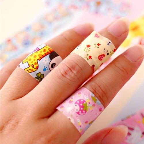 100pcs Medical plaster Waterproof Breathable Cute Cartoon Band Aid Adhesive Bandages First Aid Emergency Kit For Kids Children