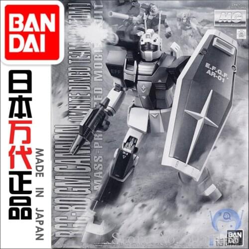 Bandai Gundam Model IN-Stock Assembly MG 1/100 RGC-80 GM Mobile Suit Variations Gundam ROBOT Figure Anime Toys Figure Gift