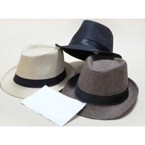 Mens Women Hat Panama Fedoras Trilby Jazz Solid Caps Foldable Travel Brim Wide Ladies Summer Hats Fashion 2019 New Hot Sale