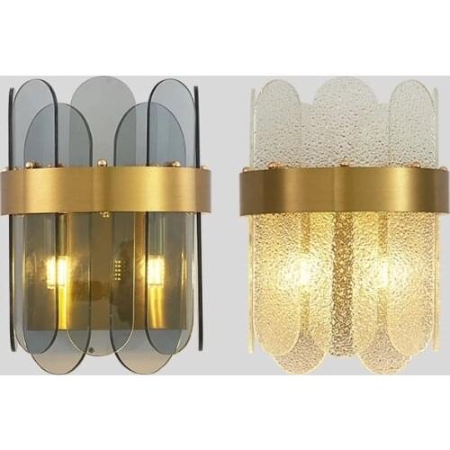 Nordic Modern Led Wall Lamp Led Glass Wall Lamp For Bar Living Room Bedroom Loft Decor Home Bedside Wall Light Bathroom Fixtures