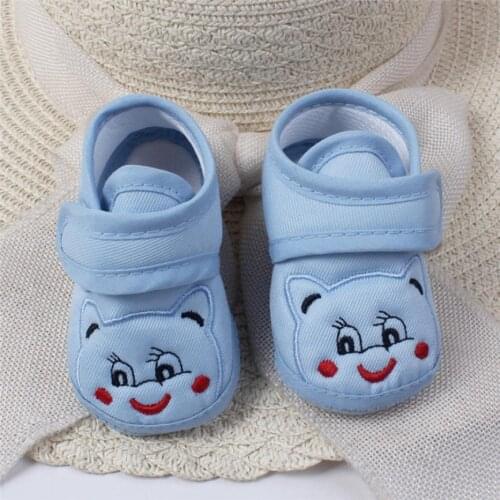 Newborn Baby Girl Boy Shoes Soft Sole Cartoon Anti-slip Shoes Comfortable Cotton Toddler Baby Shoes Baby First Walk zapatos